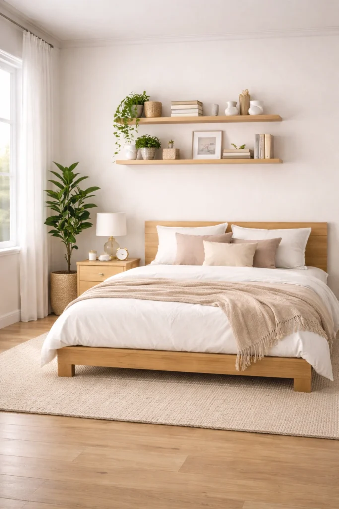 Aesthetic Shelf Bedroom Style