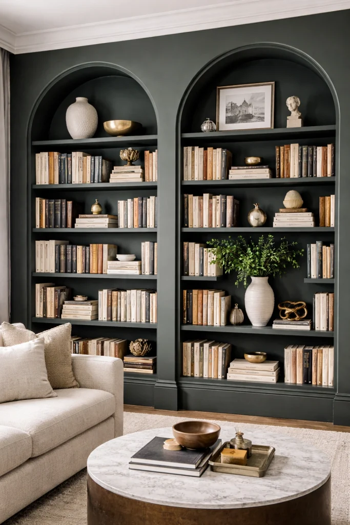 Arch Built-In Library Wall Style