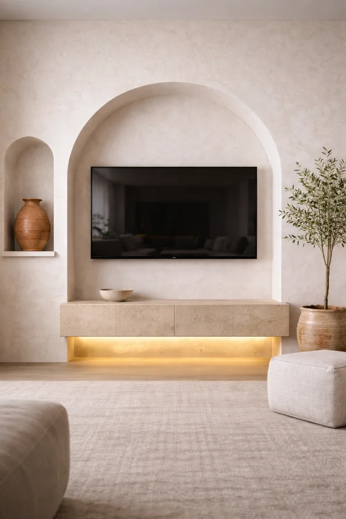 Arched Niche Mediterranean Style