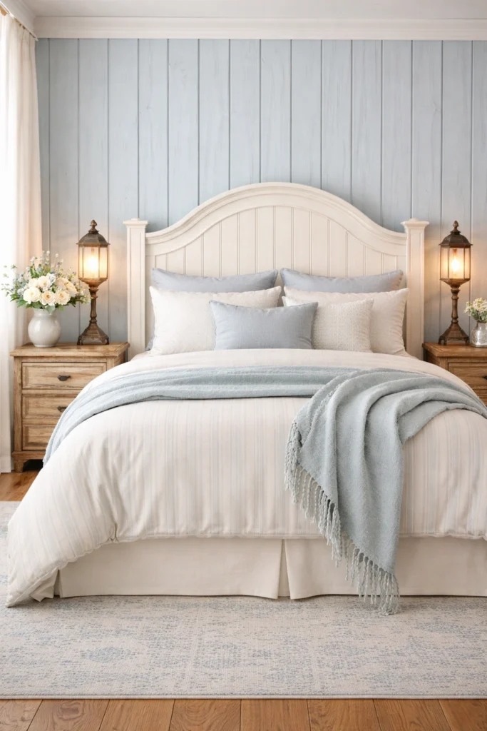 Blue Cottage Bedroom Style