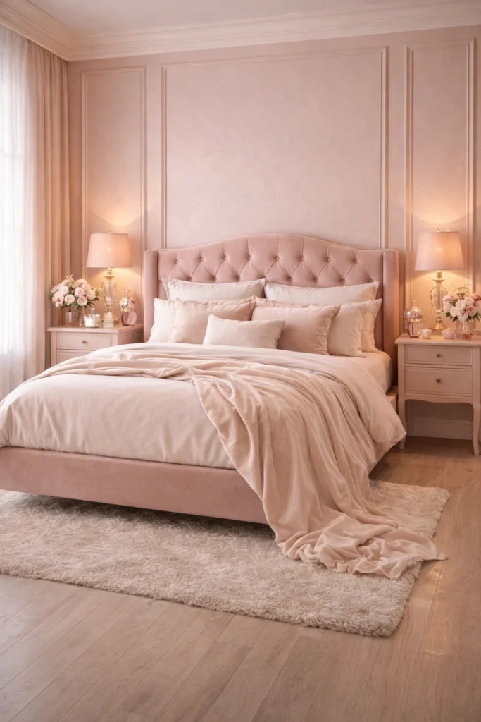 Blush Pink Love Nest Bedroom Style