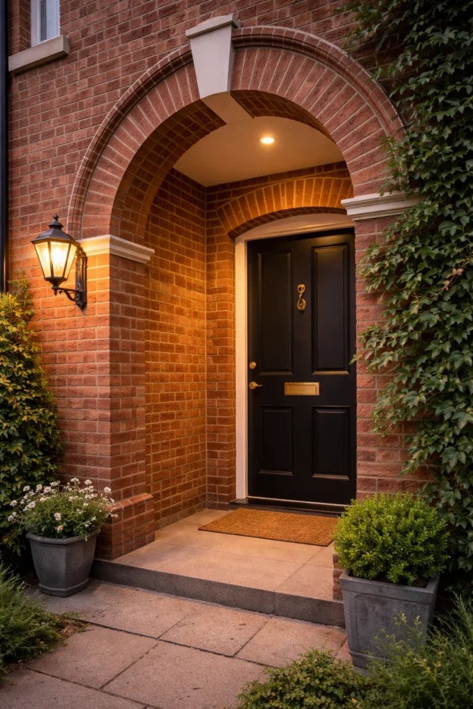 Brick Archway Porch Idea