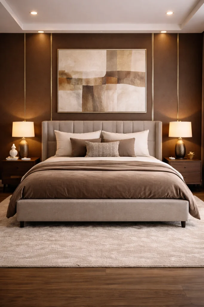 Bronze Accent Bedroom Style
