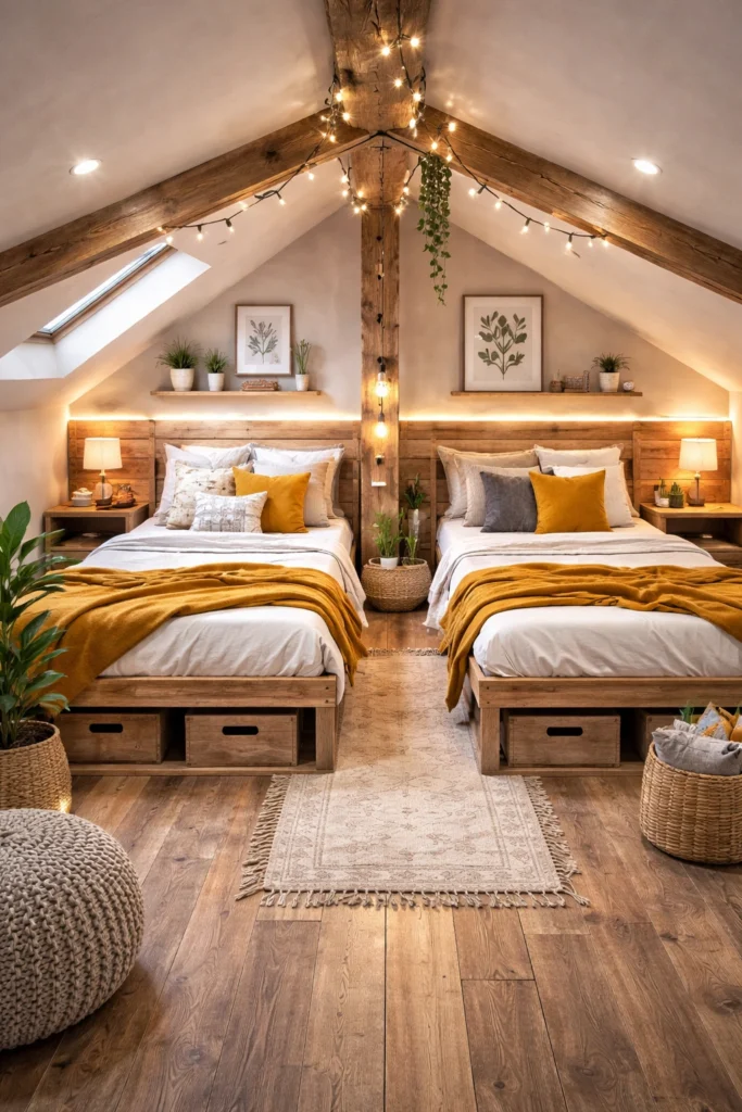 Ceiling Beam Divider Twins Style