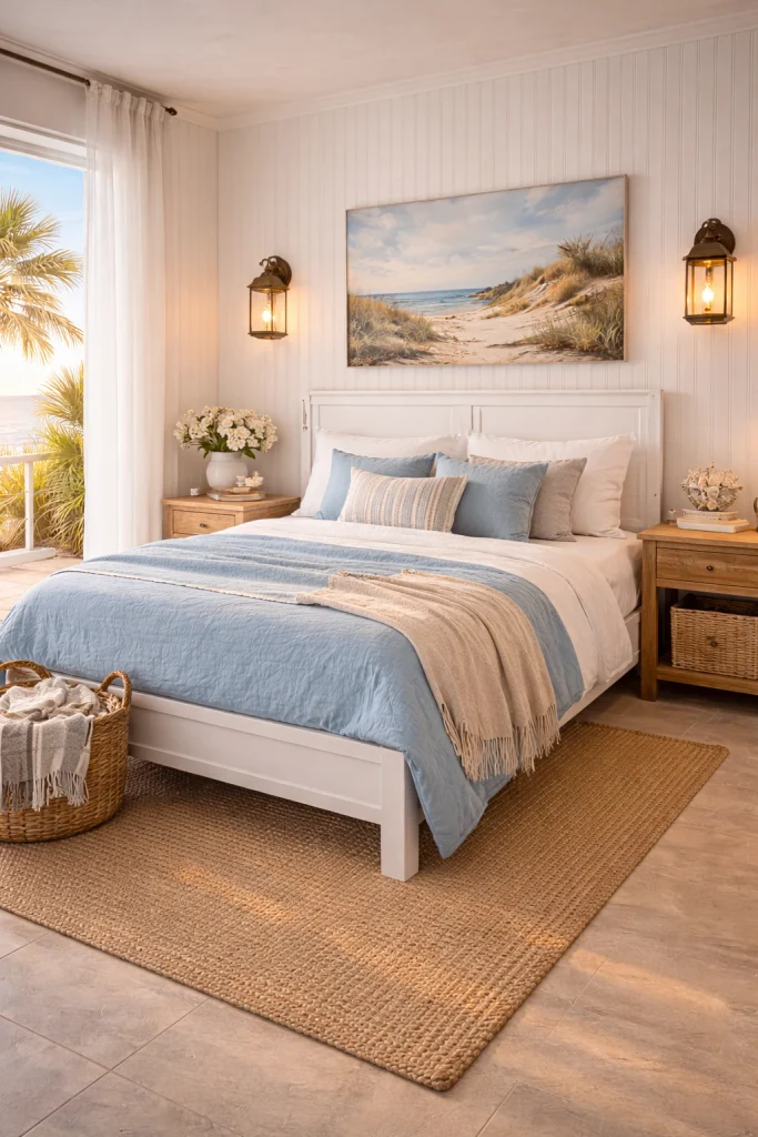 Coastal Cottage Bedroom Style