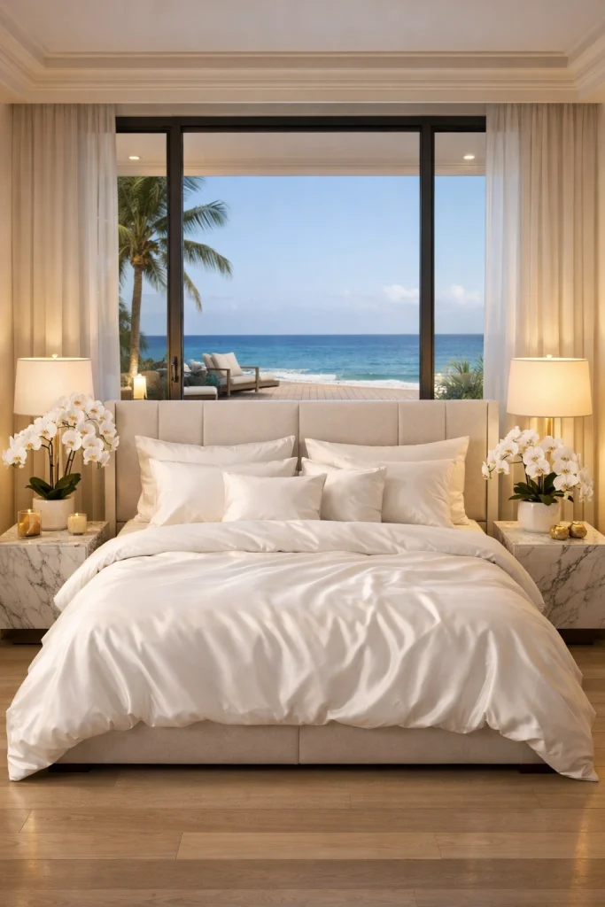 Coastal Luxury Resort Bedroom Style