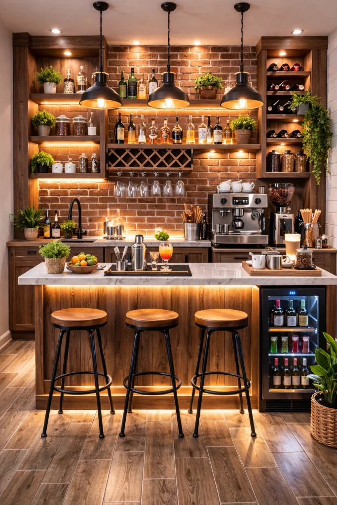 Coffee & Cocktail Hybrid Bar Style