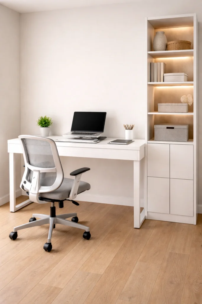 Compact Vertical Storage Office Idea