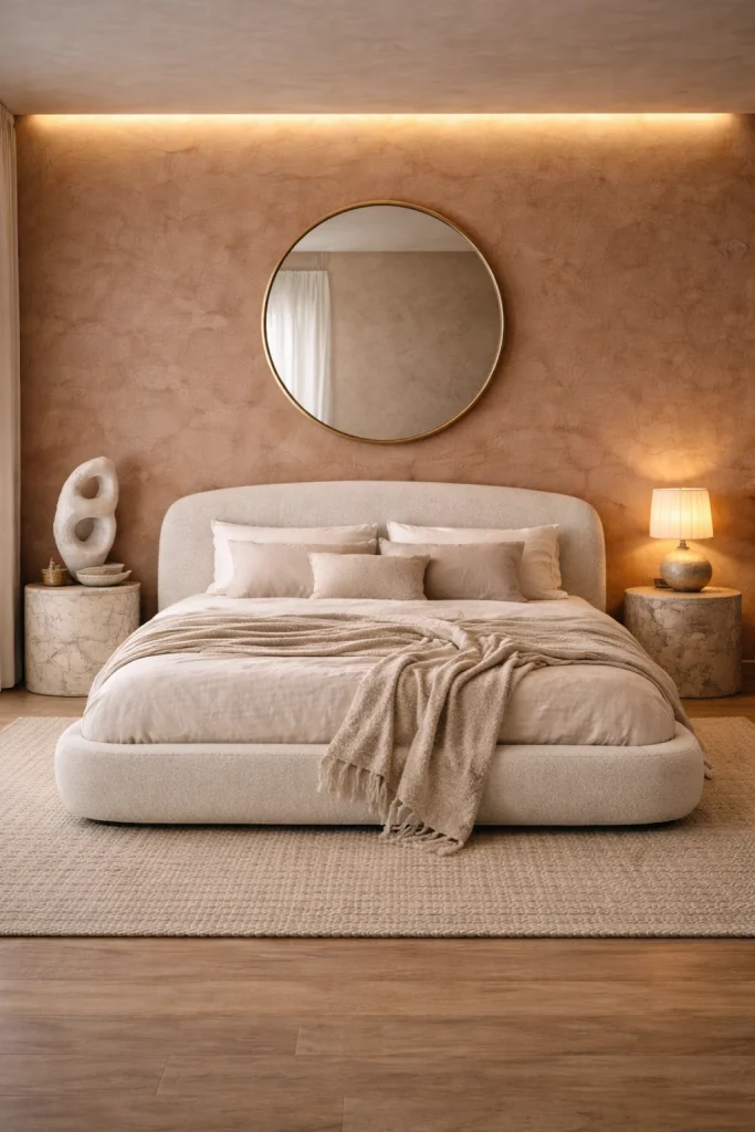 Contemporary Clay Bedroom Style