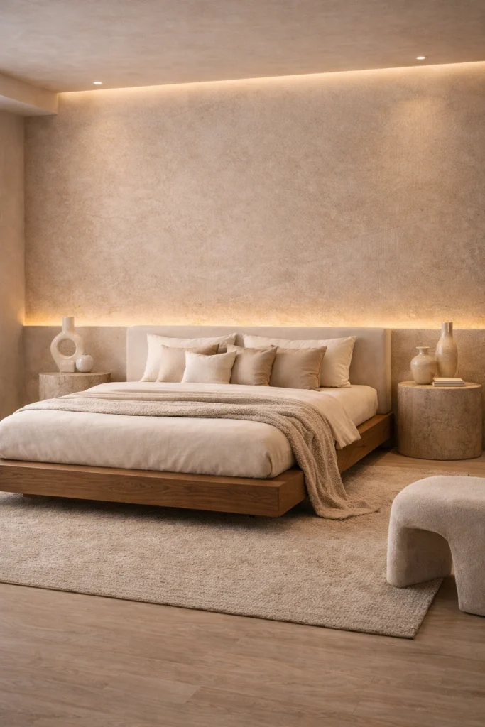 Contemporary Earth Luxury Bedroom Style