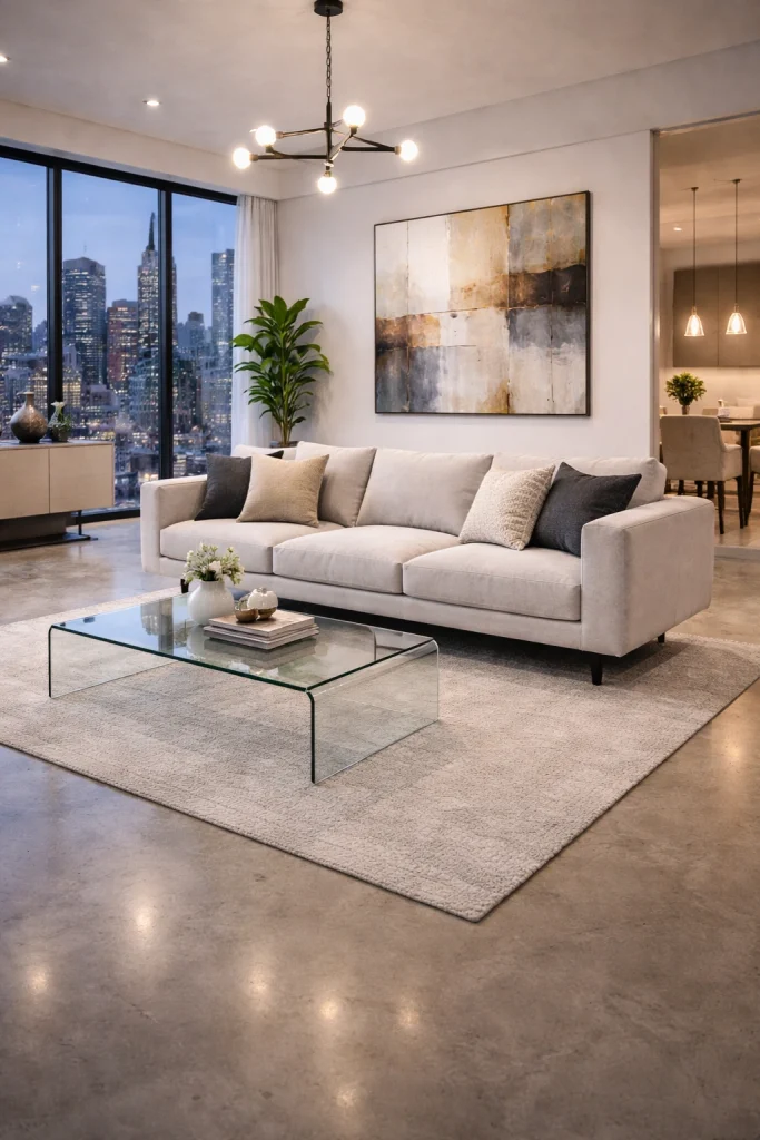 Contemporary Floating Sofa Style