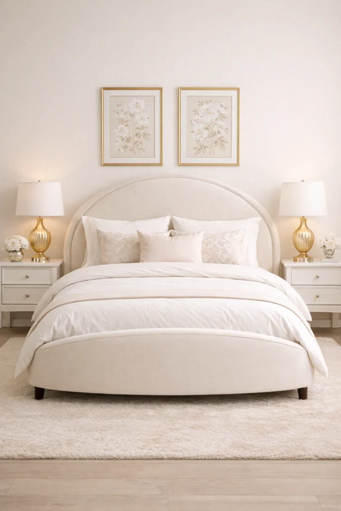 Cream Elegant Bedroom Style