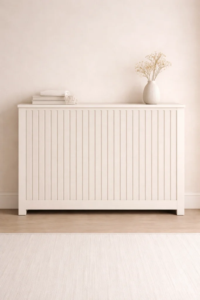 Cream Textured Linen Finish Cover Style