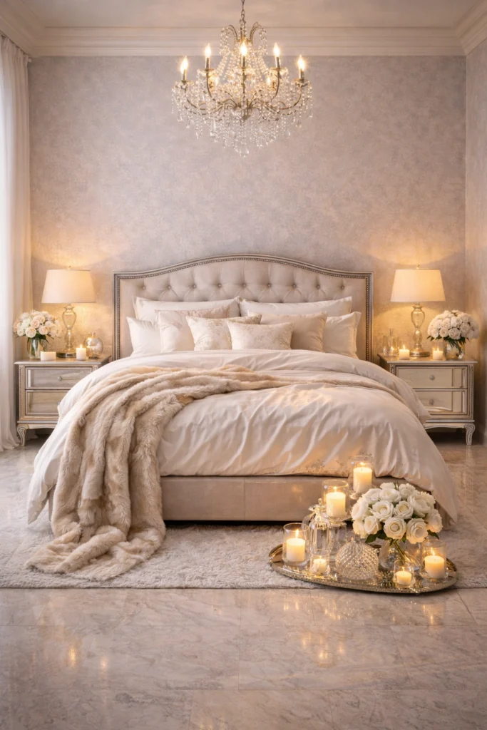 Crystal Elegance Romance Bedroom Style