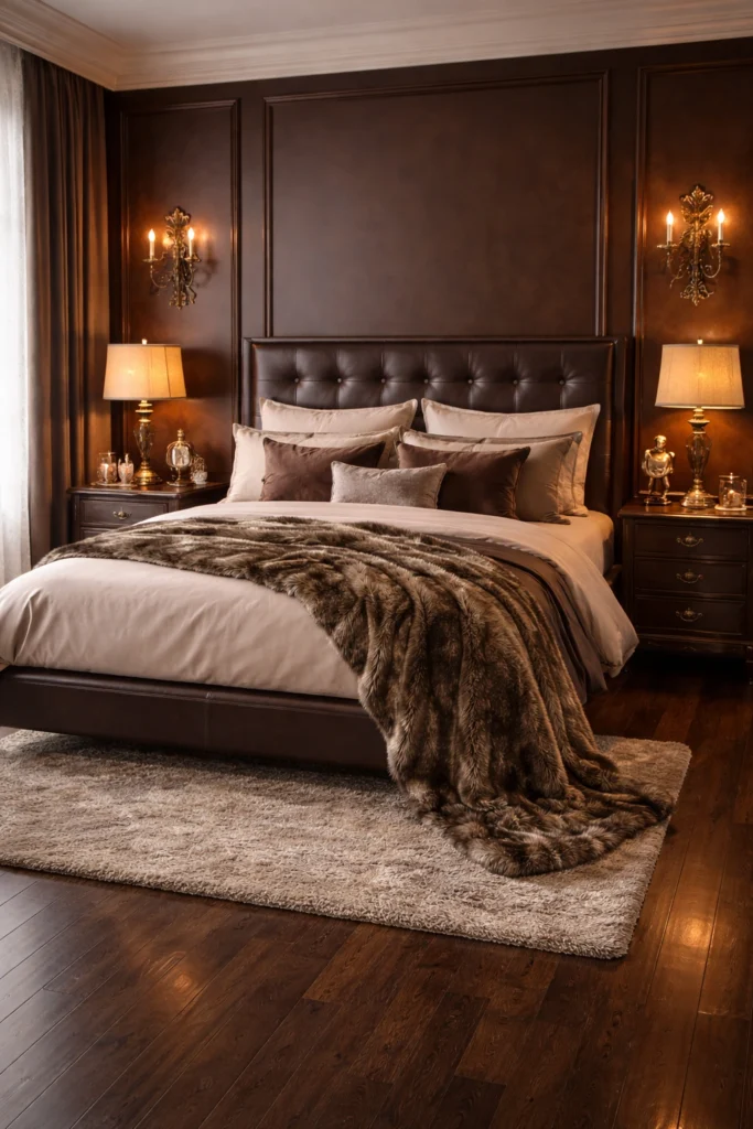 Dark Chocolate Romance Bedroom Style