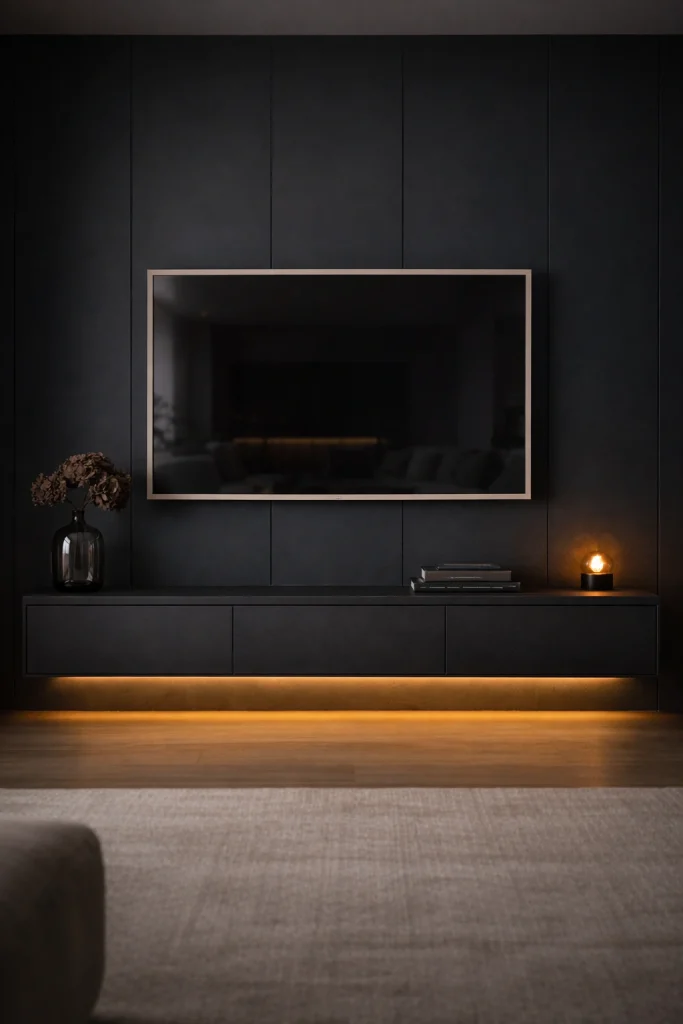 Dark Moody Charcoal Built-In Style