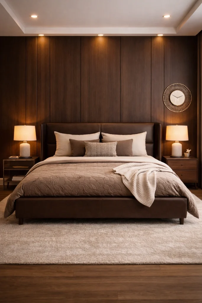 Dark Wood Elegance Bedroom Style