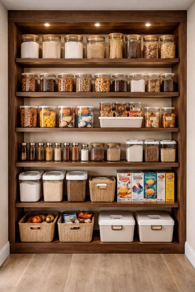 Deep Shelf Pantry Idea