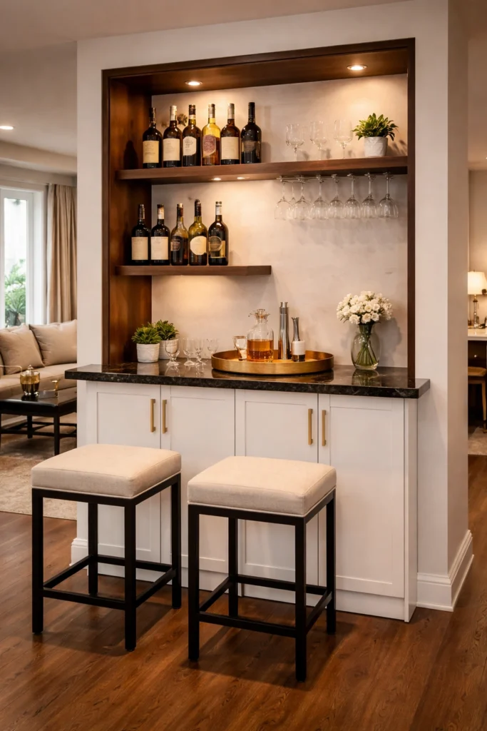 Divider Mini Bar Idea