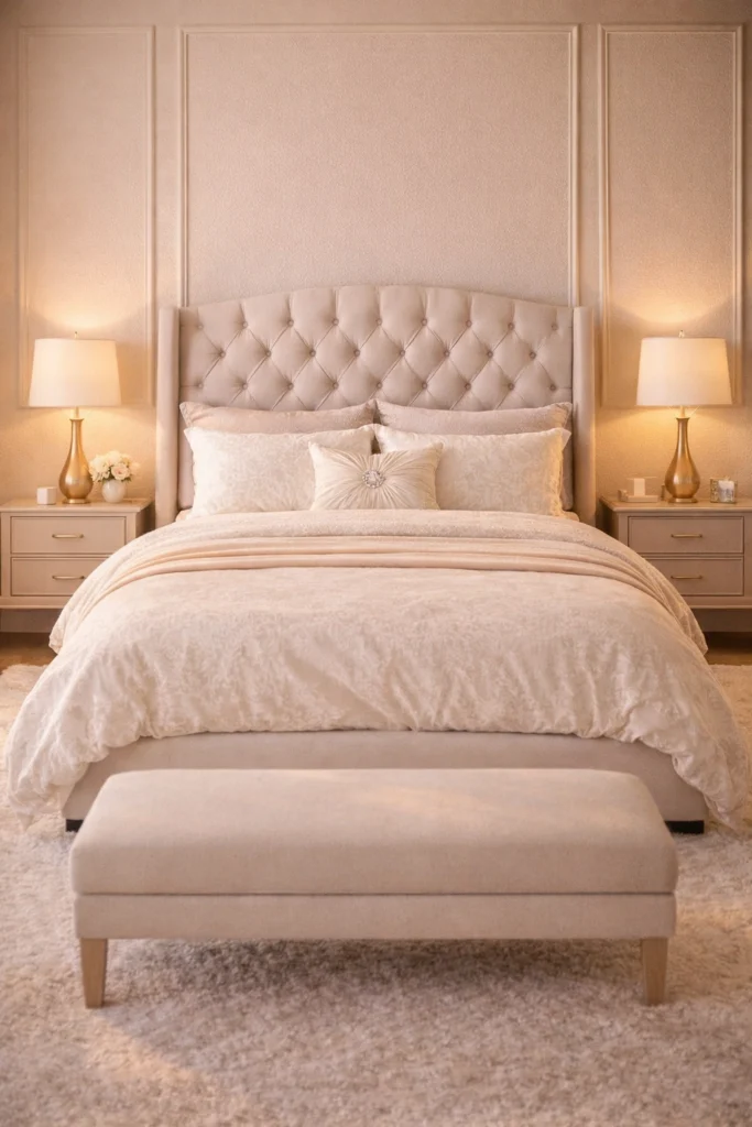 Elegant Soft Neutral Bedroom Style