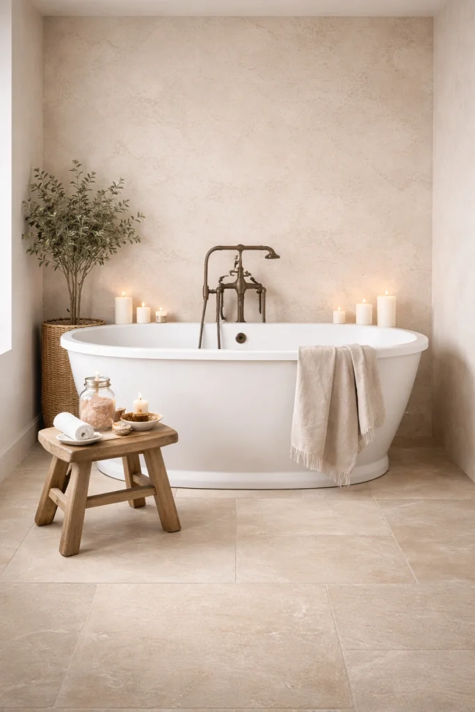 Farmhouse Spa Retreat Bathroom Style
