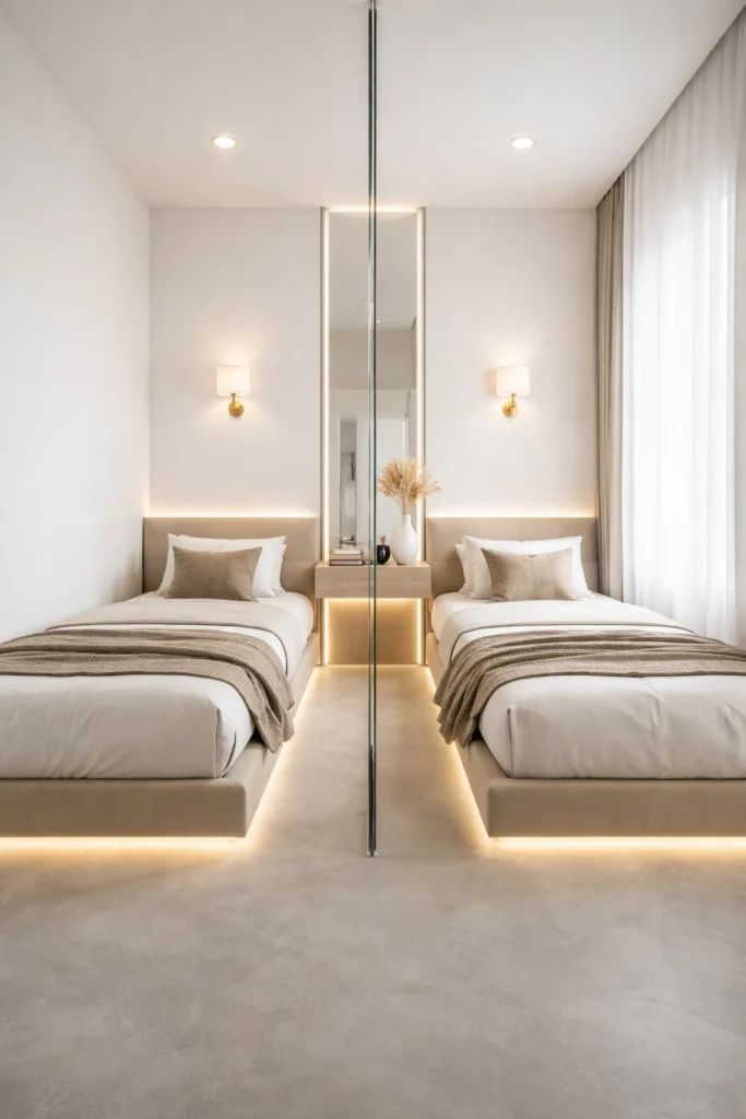 Floating Divider Minimal Luxe Style