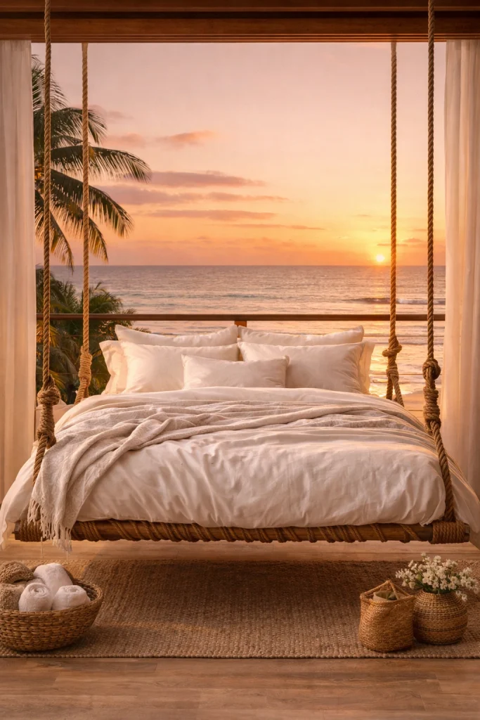 Floating Hammock Bedroom Style