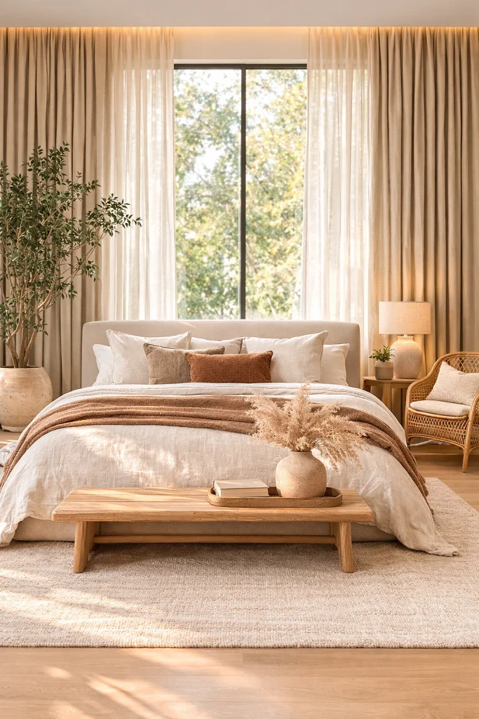 Floor-to-Ceiling Linen Curtains Style