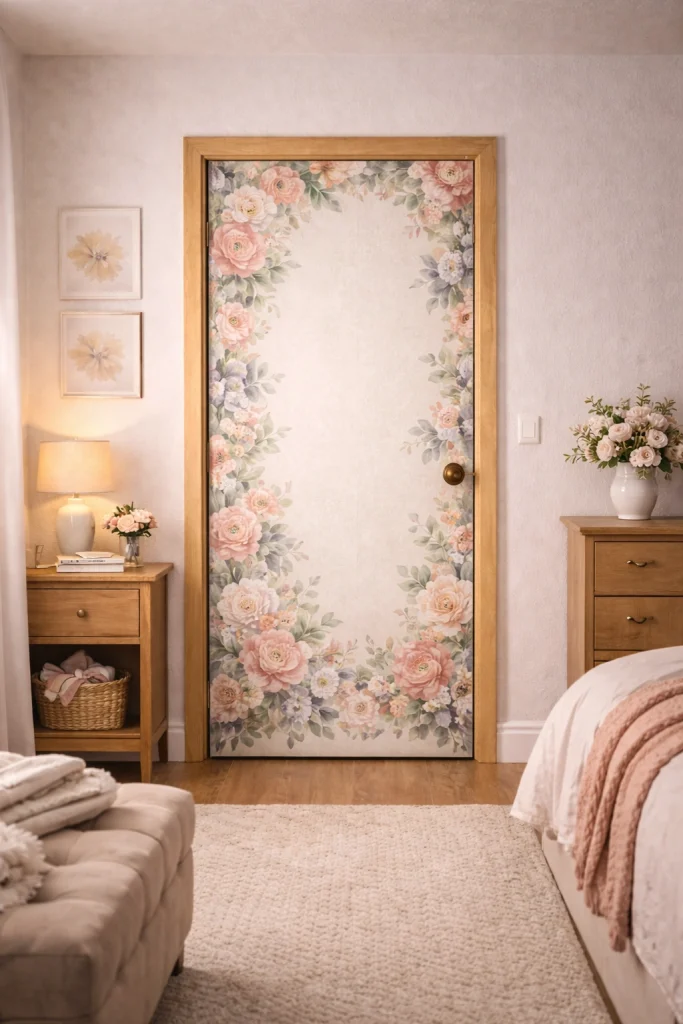 Floral Frame Door Style