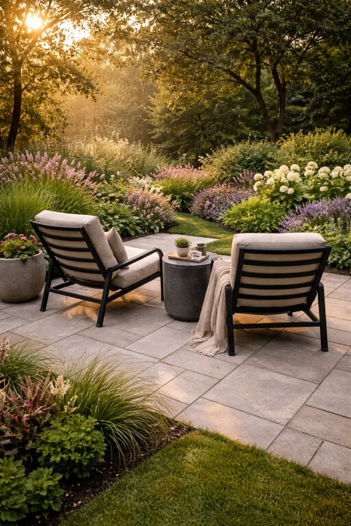Garden-Edge Patio Style