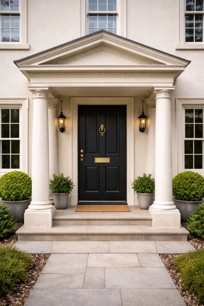 Georgian Column Porch Idea
