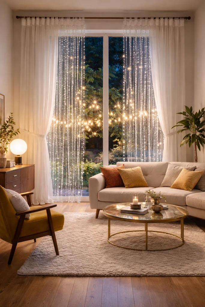 Glass Beaded Curtains Hybrid Style