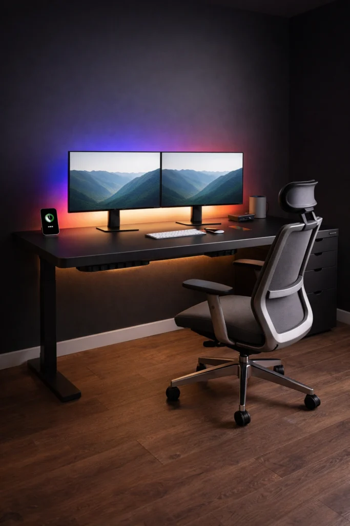 High-Tech Smart Office Idea