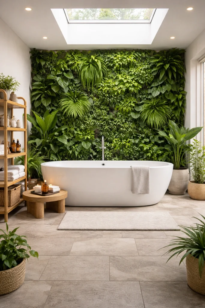 Indoor Garden Spa Bathroom Style