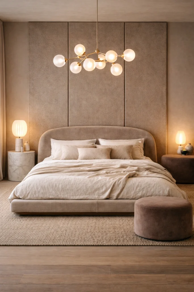 Italian Luxury Calm Bedroom Style