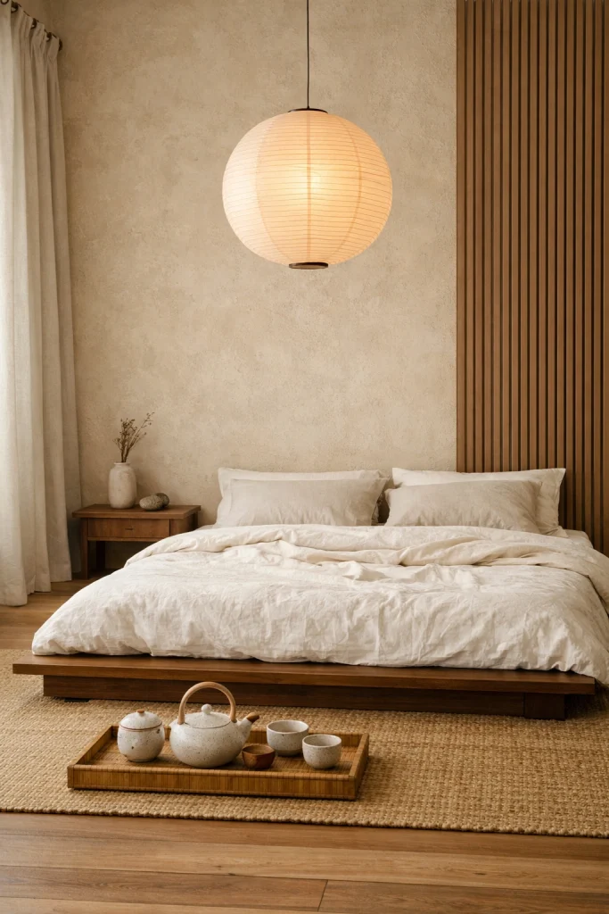 Japandi Serenity Bedroom Style