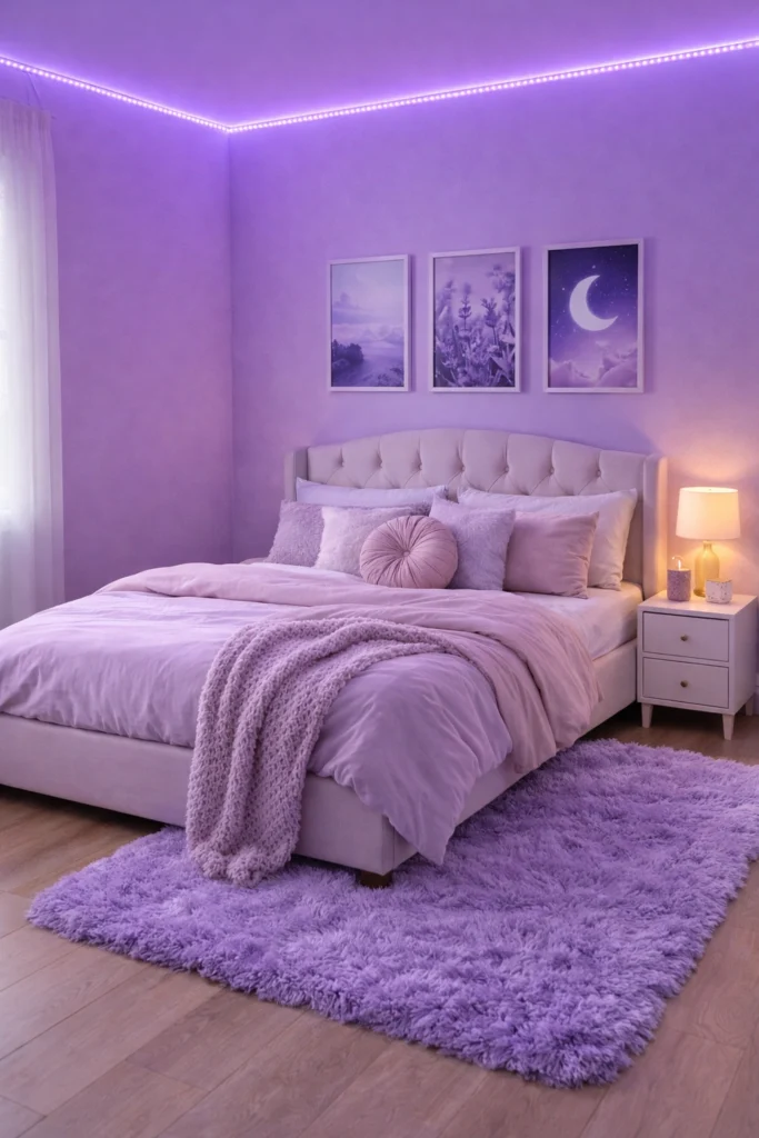 Lavender Aesthetic Bedroom Style