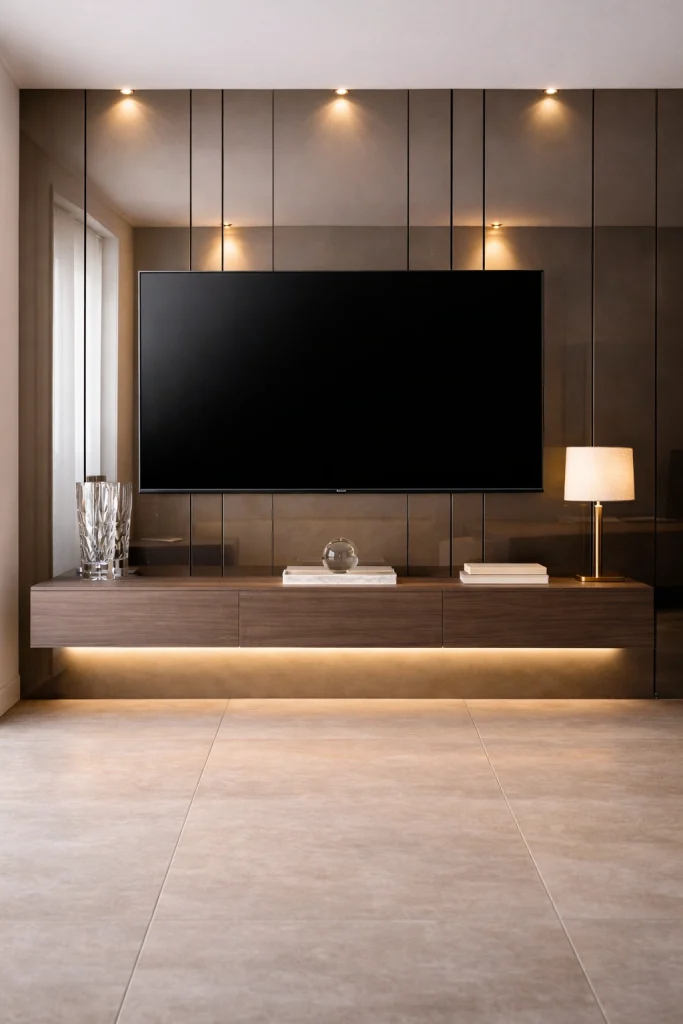 Luxury Hotel-Inspired Mirror Backdrop Style