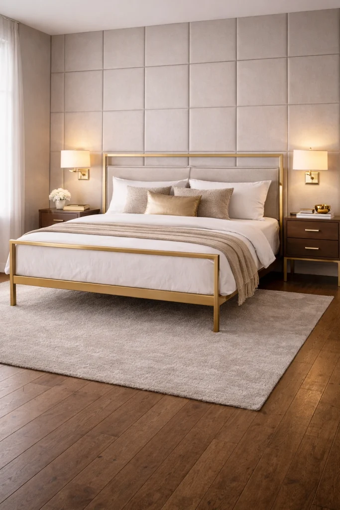 Luxury Hotel Style Metal Bed Style