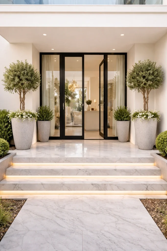 Luxury Marble Porch Idea