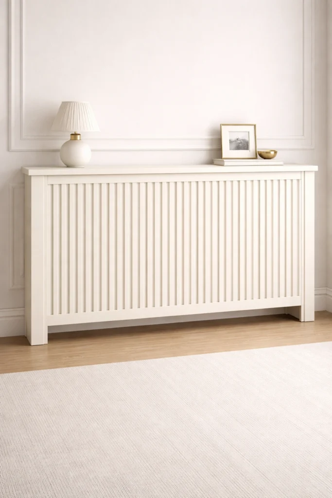 Matte Cream Classic Slat Cover Style