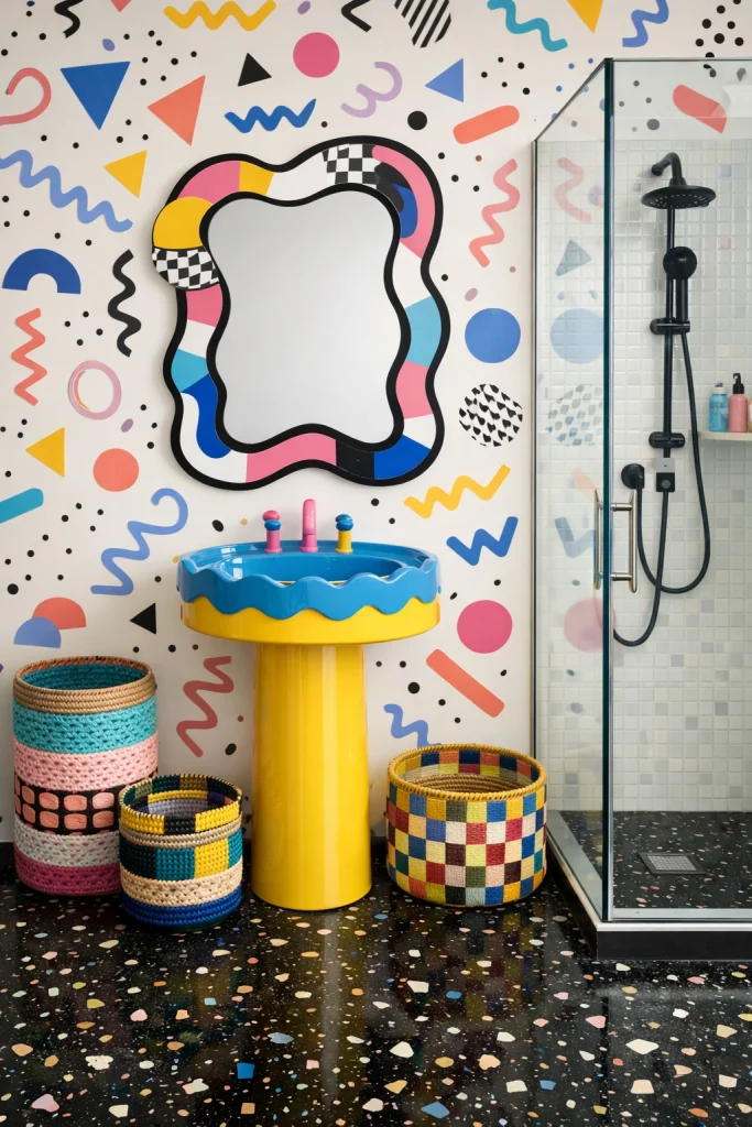 Memphis Style Bathroom Style