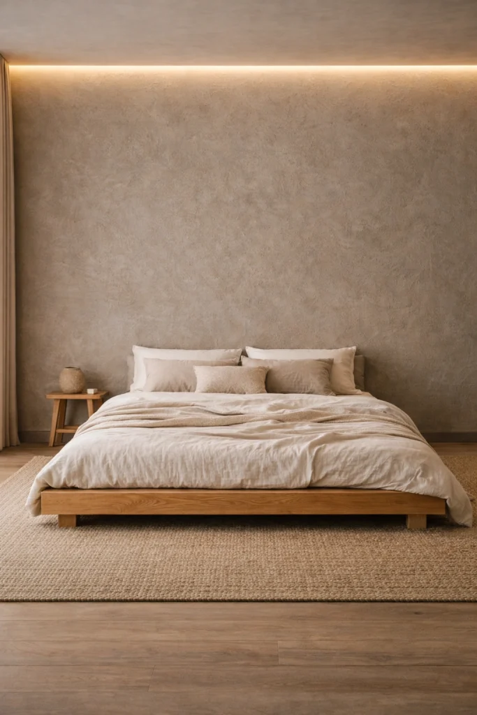 Minimal Earth Tone Bedroom Style