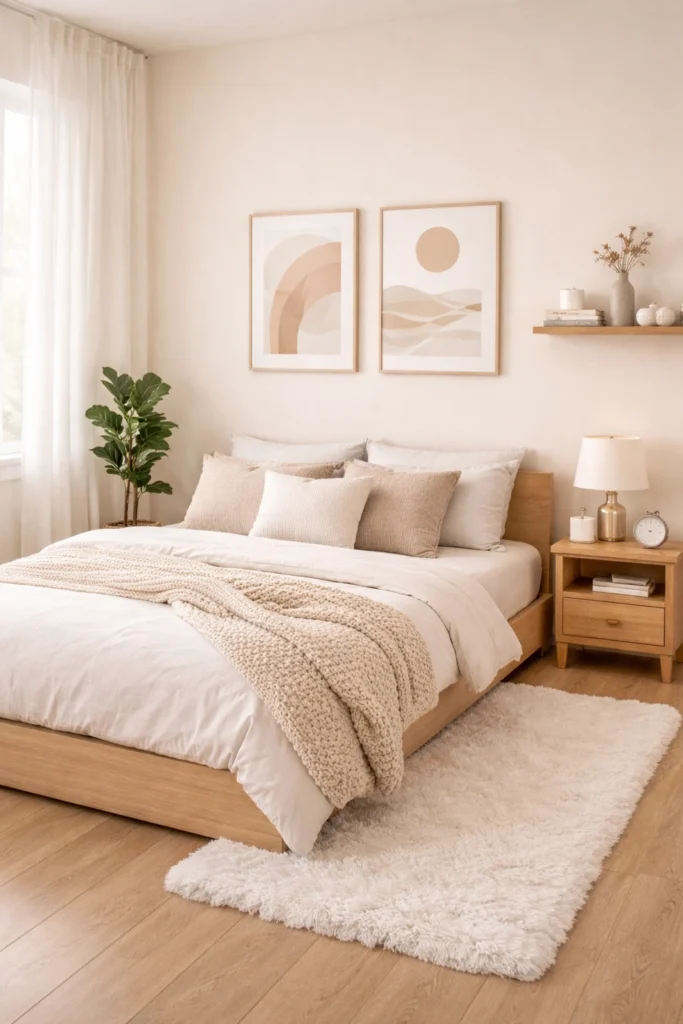 Minimal Neutral Teen Bedroom Style