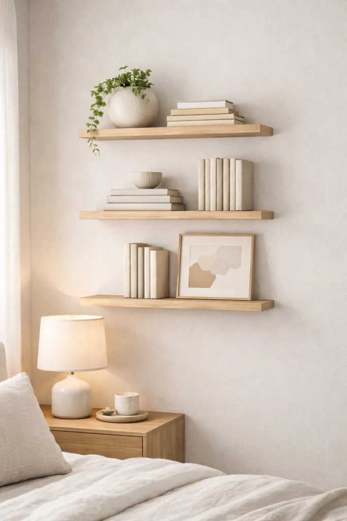 Minimalist Scandinavian Wall Shelves Style