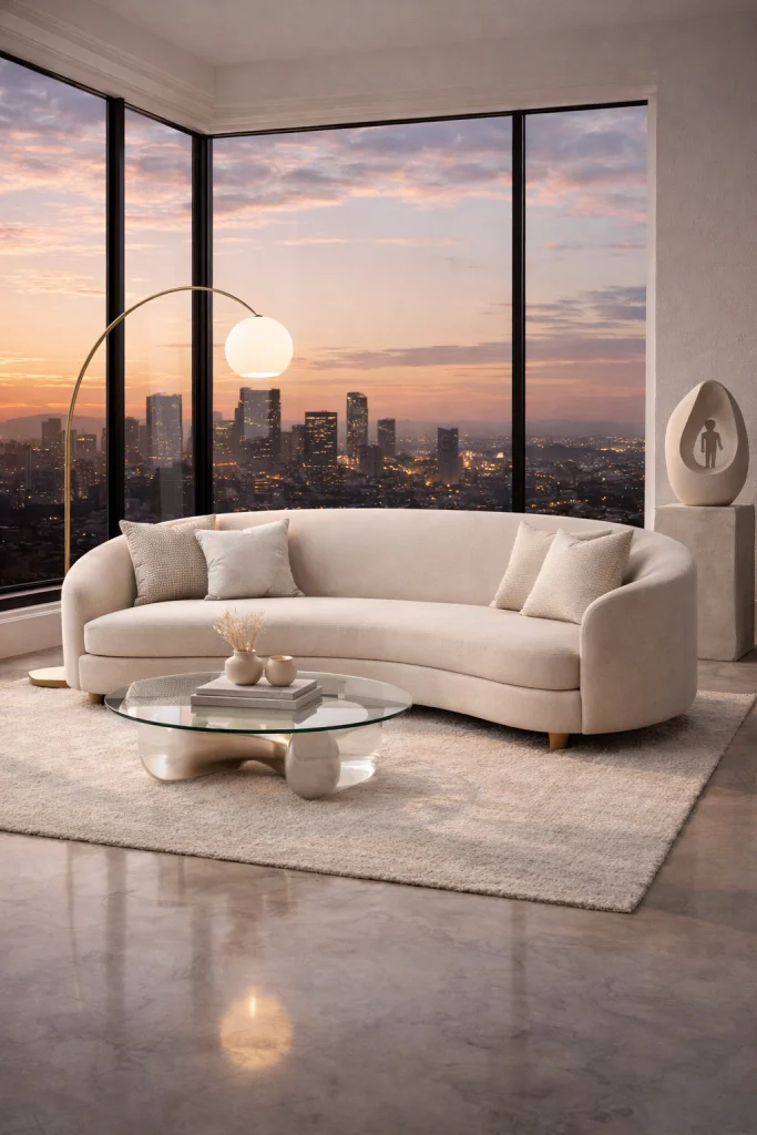 Modern Curved Luxury Sofa Style