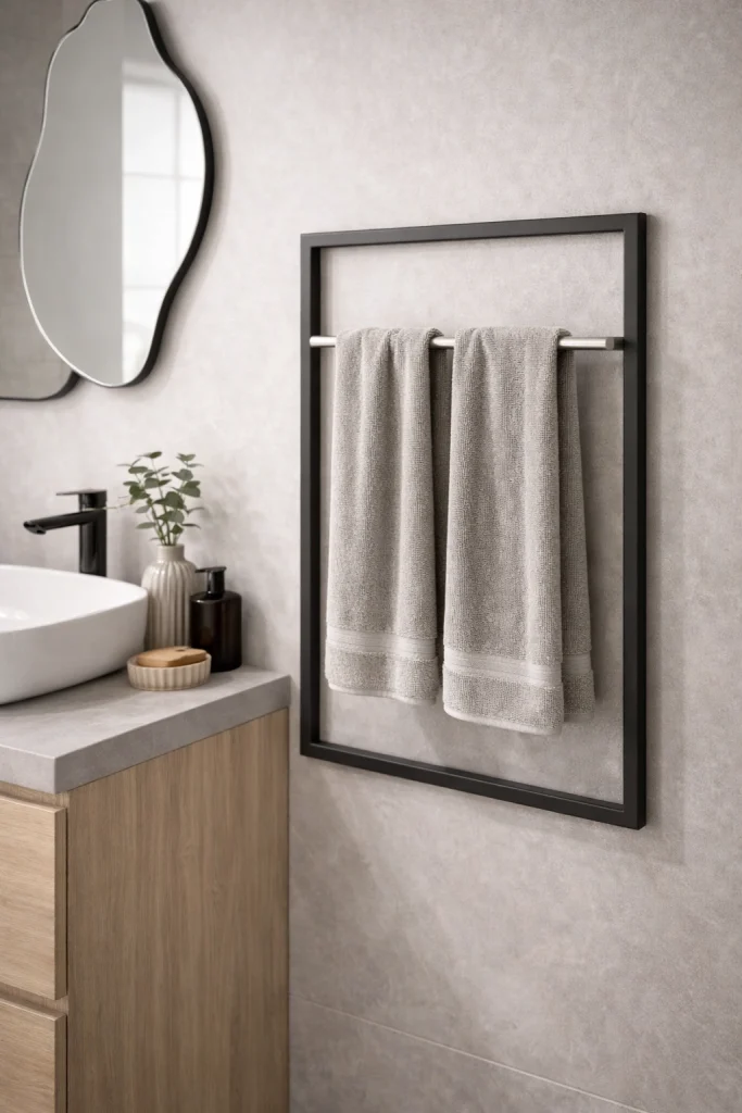 Modern Frame Panel Rack Style