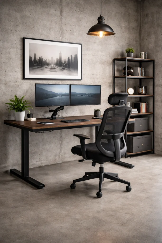 Modern Industrial Workspace Idea