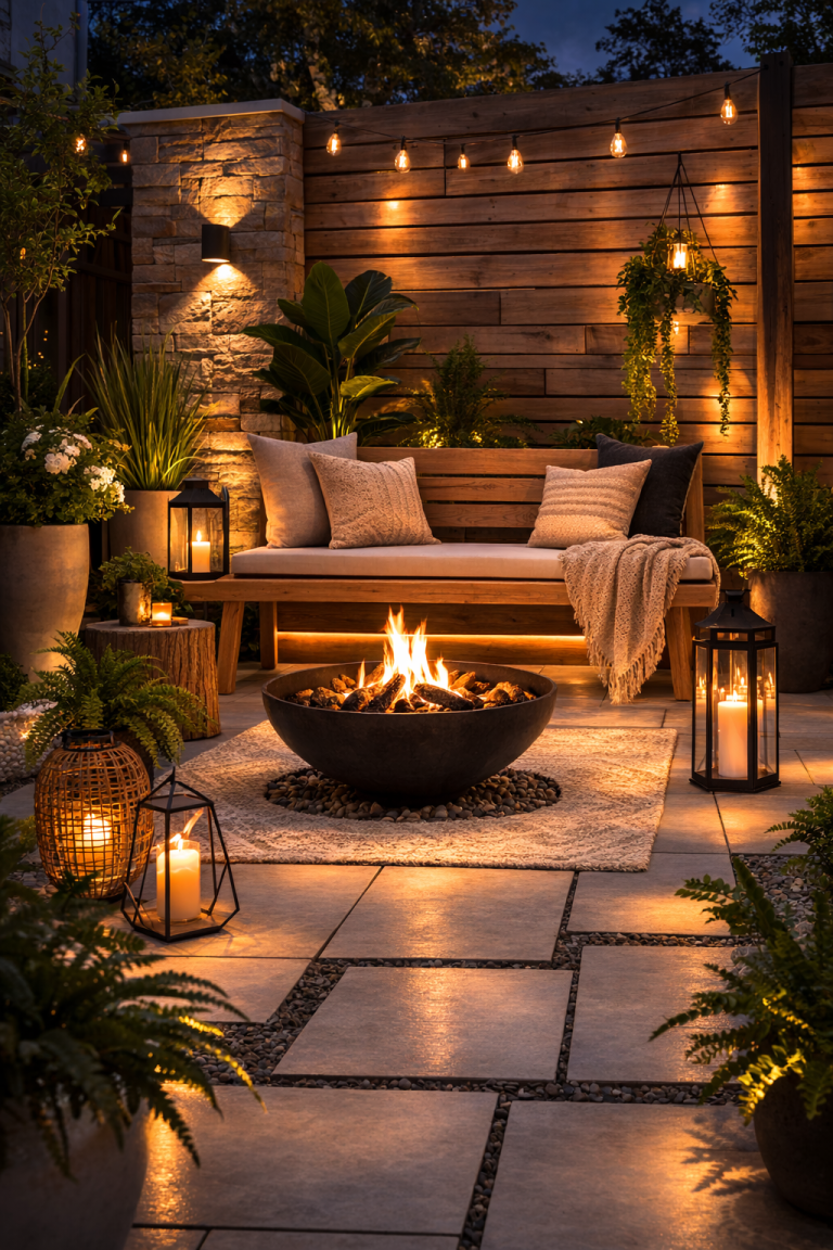 Modern Rustic Patio Style