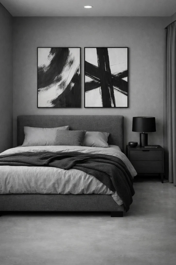 Monochrome Grey Room Idea